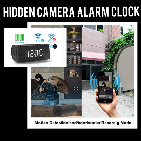 NWB- Hidden Camera Alarm Clock Security Cam (New in Box) (Same day ship) - Picture 2 of 5